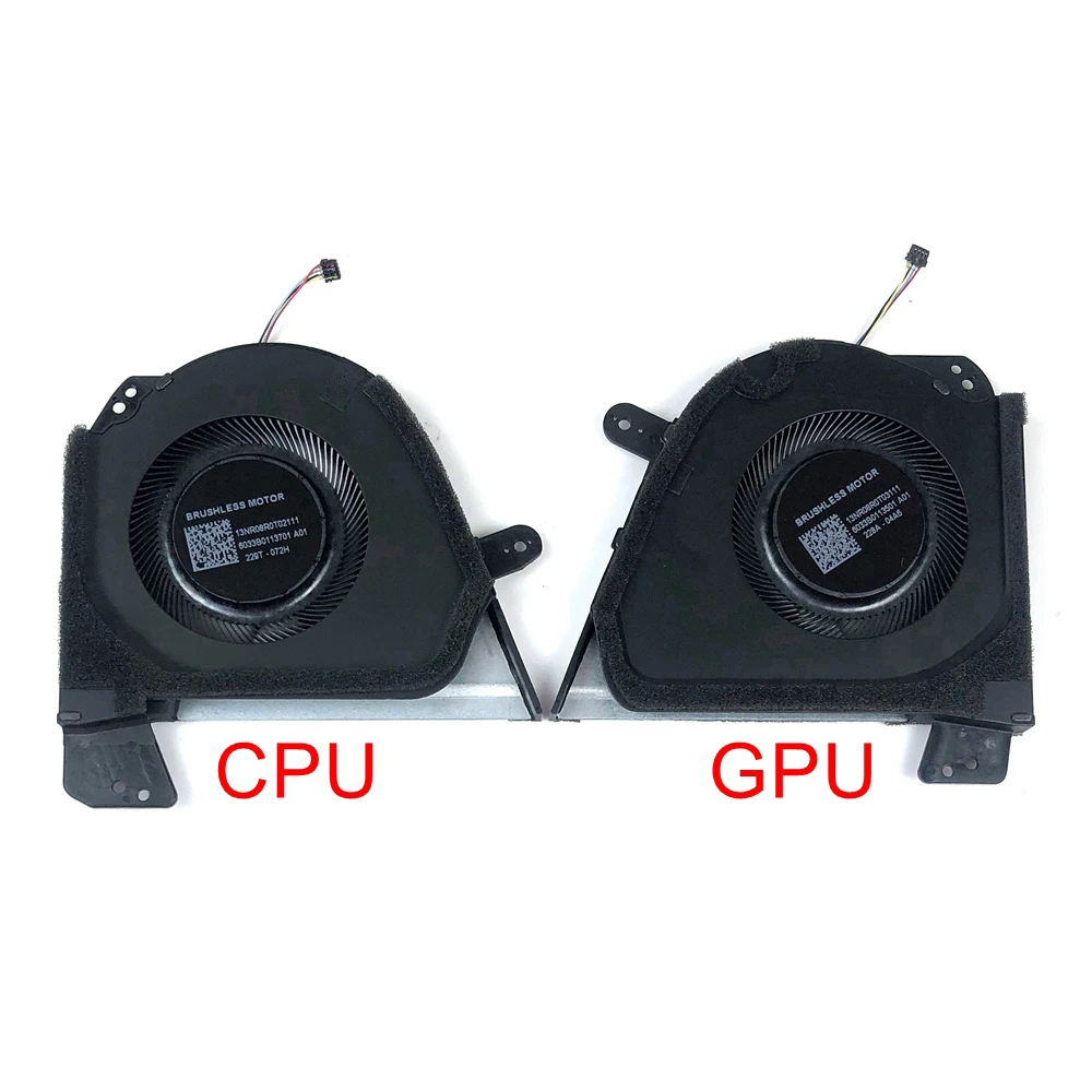 노트북 CPU GPU 냉각 선풍기, Asus ROG 제피러스 M16, GU603, GU603HR, GU603ZM, GU603ZE, GU603ZW, 13NR08R0T02111, 03111, DC12V 1A 용,