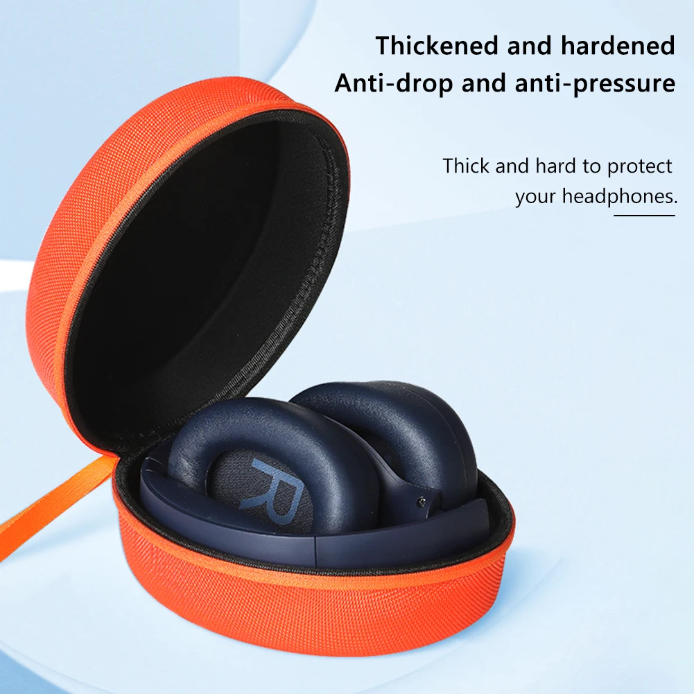 Portable Hard EVA Storage Bag for QCY H3/H4/Edifier/Sony WH-1000XM5 Headphone Box Travel Carrying Case