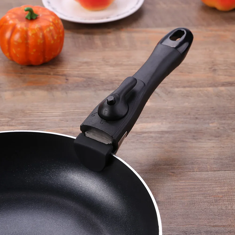 Removable Detachable Pan Handle Pot Dismountable Clip Grip Handle for Kitchen Frying Pan Clamp Outdoor Tableware Tools