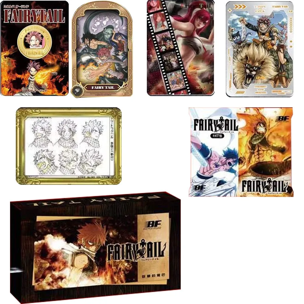 Anime FAIRY TAIL Card Figure Natsu Gray Lucy Gajeel Erza Mirajane  Peripheral Collection Cards Board Game Children Birthday Gift - AliExpress