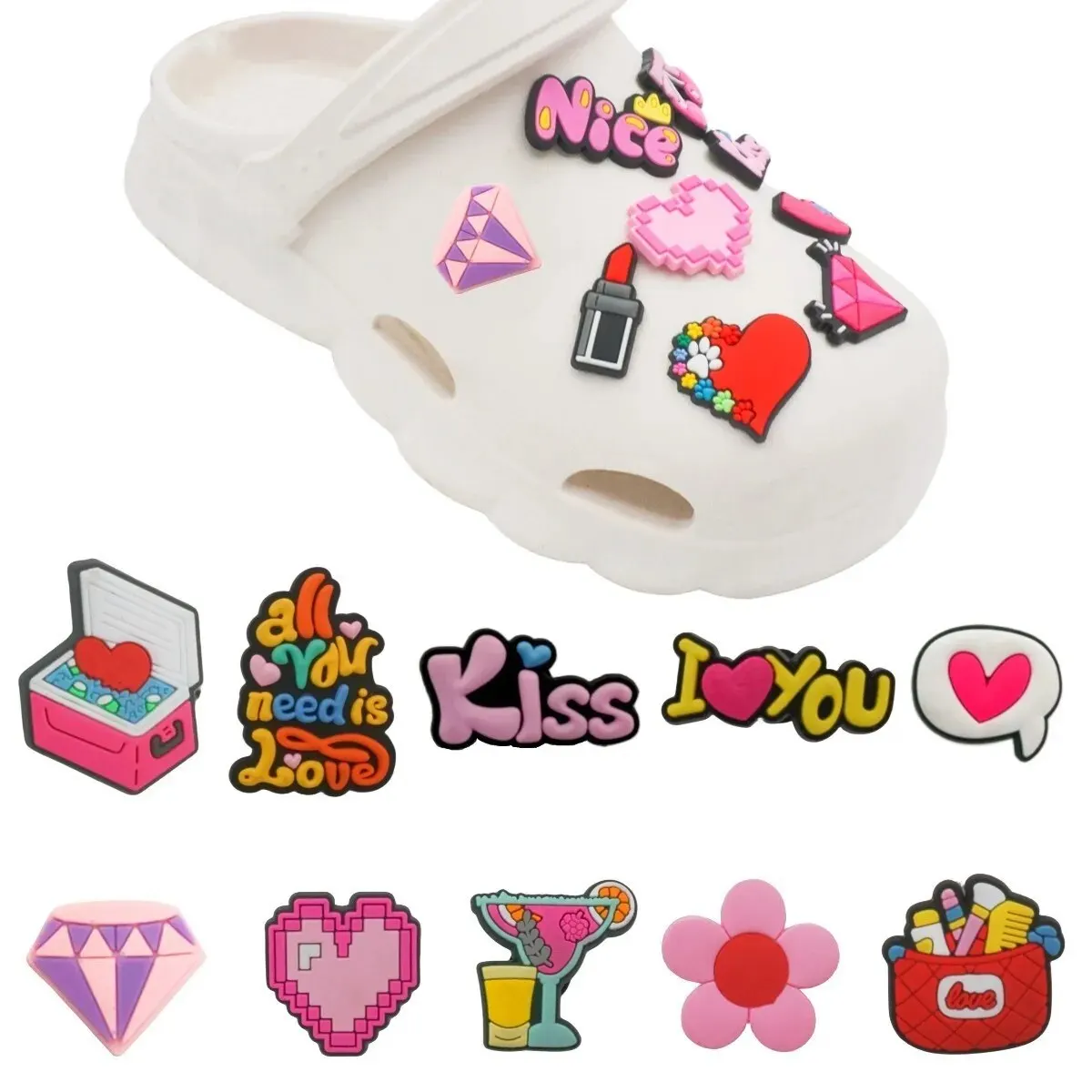 PVC Ź  ũ  , ī޶ Ʈ  ׼, DIY  , Croc  Ű X-mas , 20 