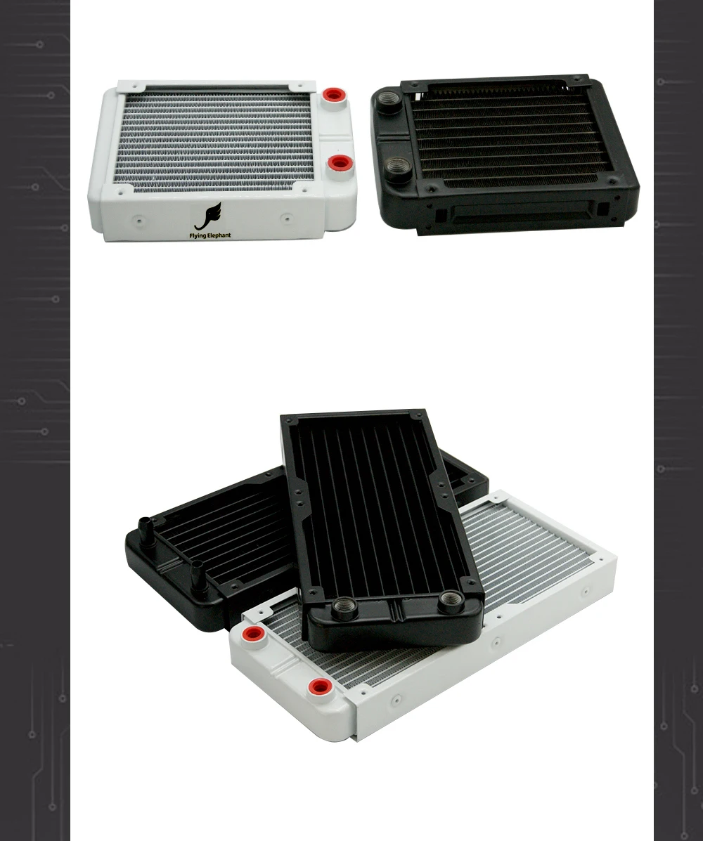ventilador refrigerador 60 80 90 120 240 360mm preto branco