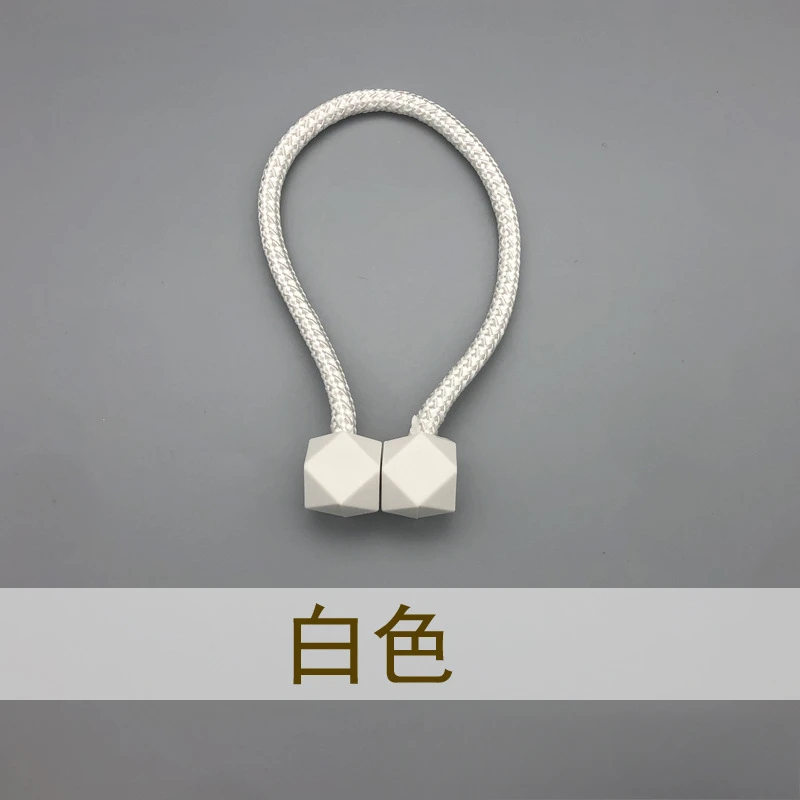 Curtain Tiebacks with Strong Magnet Thick Rope Design for Bedroom Living Room Kitchen Durable Plastic Home Decor Accessory