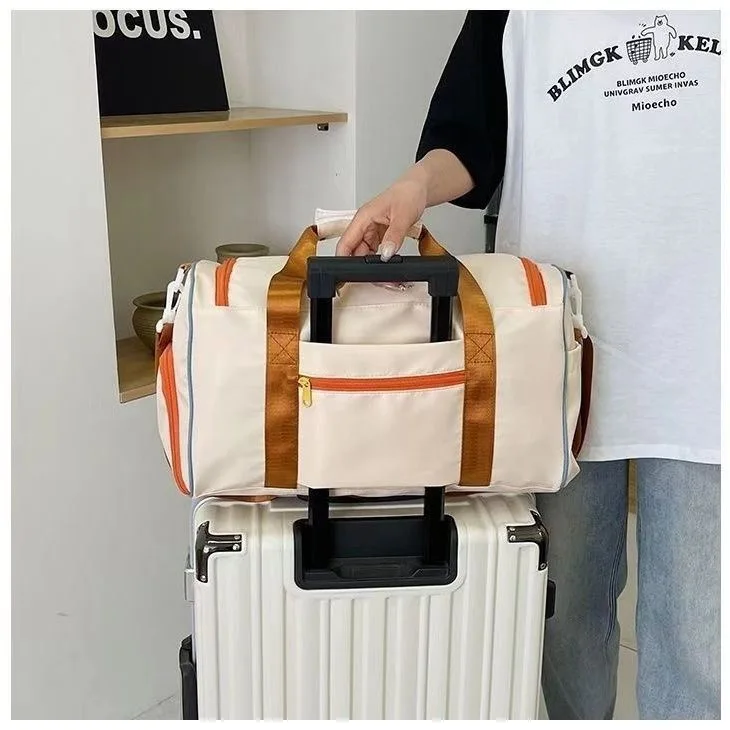 Borsa da Viaggio, Borsone, Borsa per Cosmetici, Borsa Professionale per Fitness, Zaino per Yoga e Nuoto, Borsa a Tracolla e a Mano - immagine 2