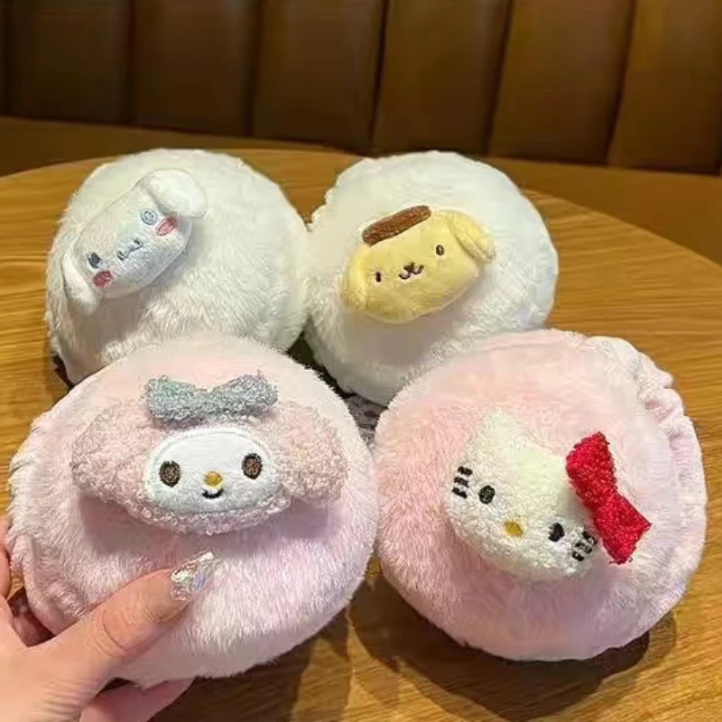 

Kawaii Sanrio Anime Cinnamoroll Kuromi My Melody Cute Cartoon Plush Earmuff Sweet Simple Collapsible Earmuff Girly Heart