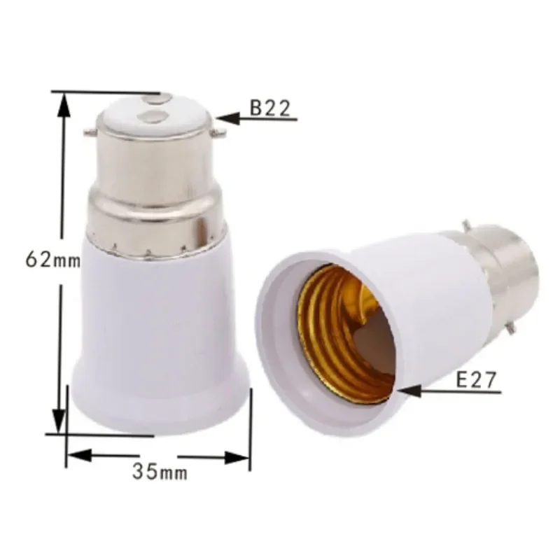 Lamp Holder 5pcs E27 To E14 Conversion Lamp Holder Adapter Socket Light Bulb Adapter