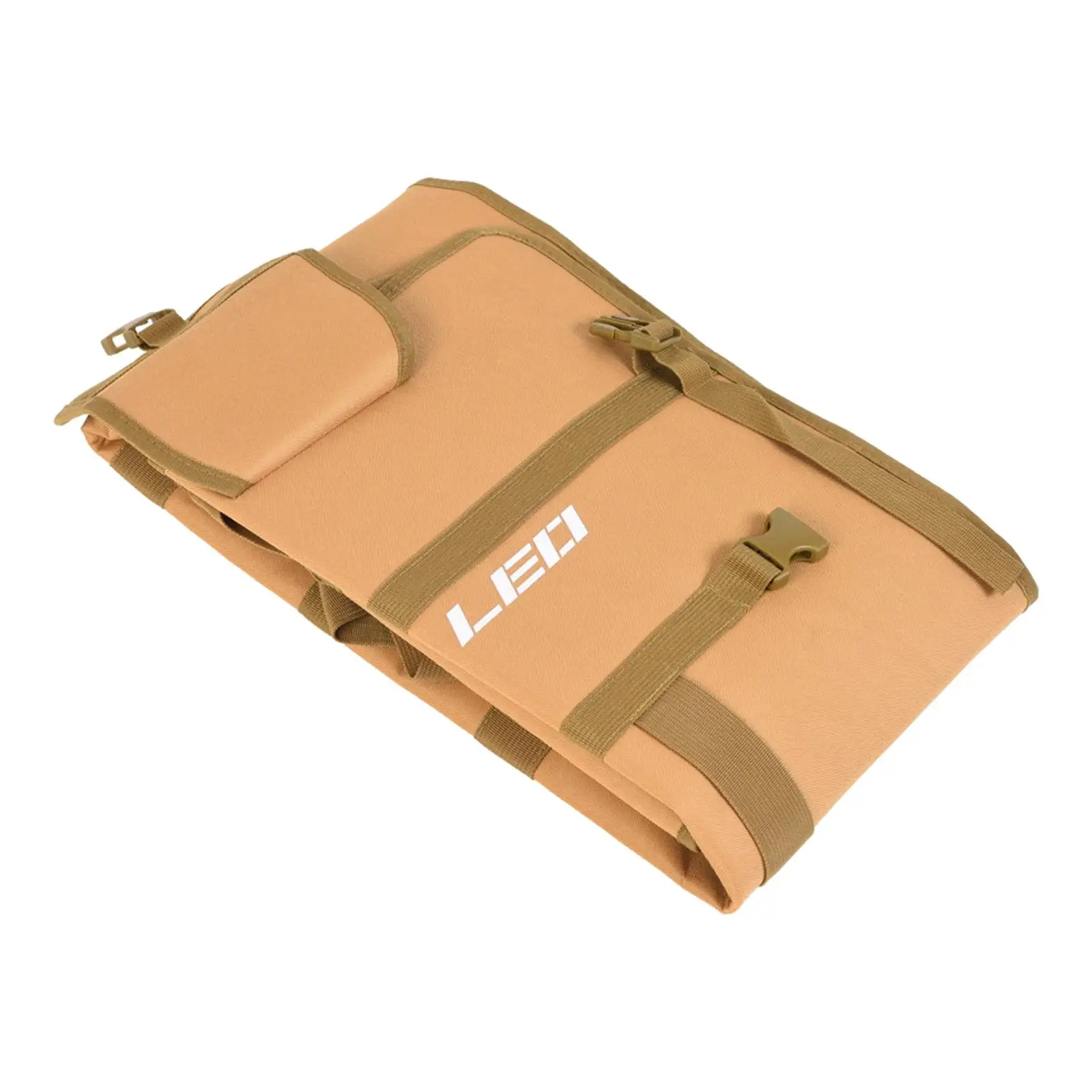 Fishing Rod Bag Oxford Canvas Storage Bag Foldable Fishing Rod Roll Bag for Outdoor