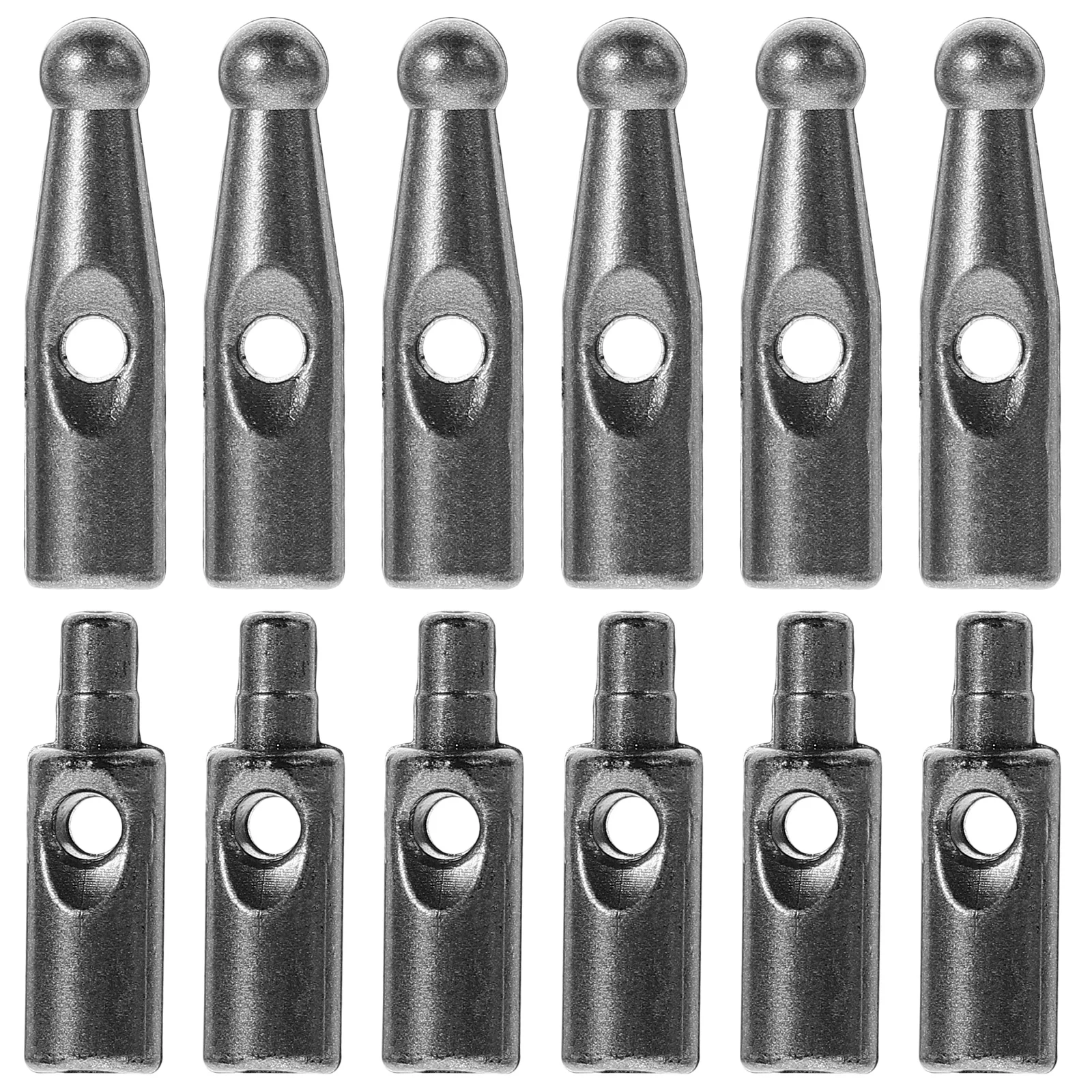 Umbrella Tail Beads Plastic Umbrella Bone Cover Replacement End Tips Universal Components Folding 18Pcs umbrella bone covers
