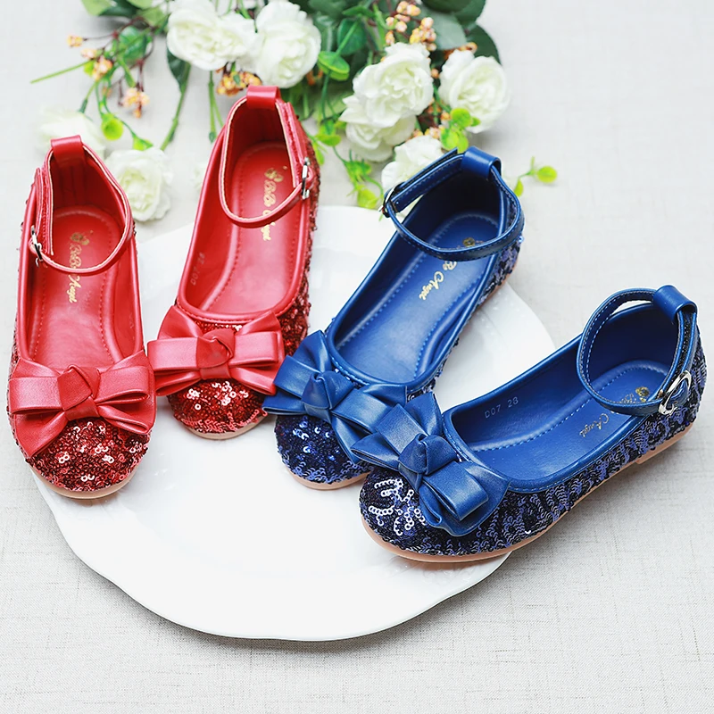 

Yalindars Hot selling More Colors Rhinestone bowknot Design Girls shoes Kids princess shoes Flat kids Girl Footwear Light Shoes