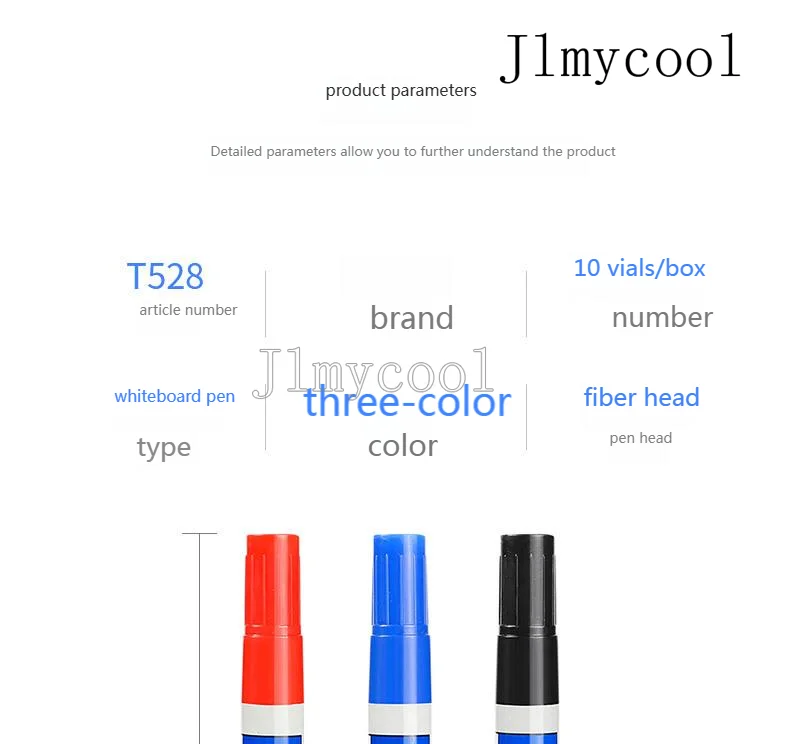 10PCS 사무용품 528 수성 싱글 헤드 화이트보드 펜 쉽게 쓰고 지울 수 있는 펜