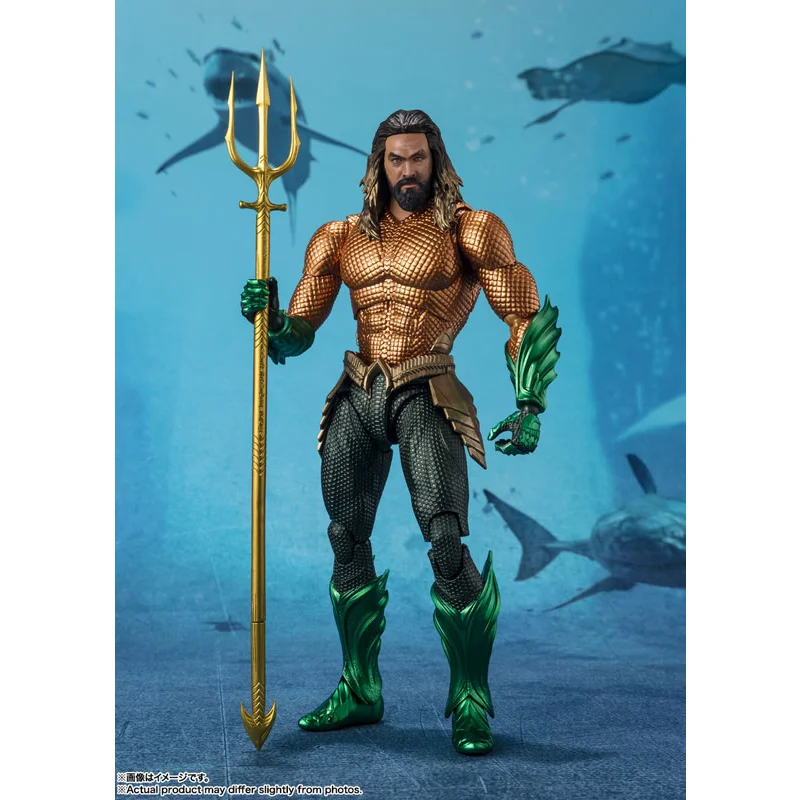 Shf aquaman 2 aquamanと失われた王国のアクションフィギュア