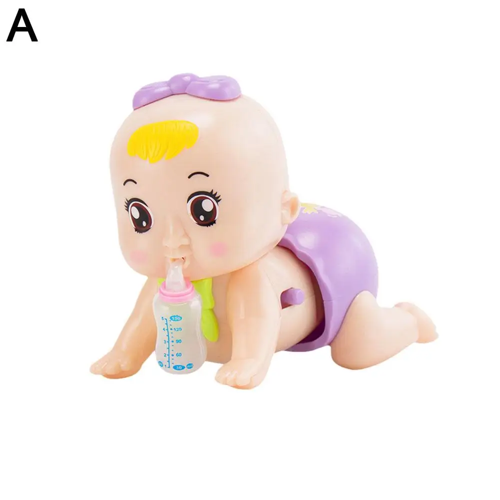 Electric Plastic Crawling Doll Early Education Puzzle Toy Cognitive Observational Companion Ability Baby Child Children Tra J2E9 6
