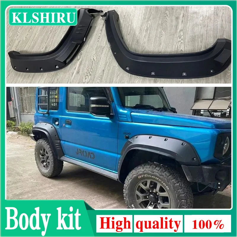 

4PC/Set Car Fender Flaps Wheel Arch Protector Fender Flare Mud Flap Splash Guards Arch Wheel Eyebrow for Suzuki Jimny JB64 2018+