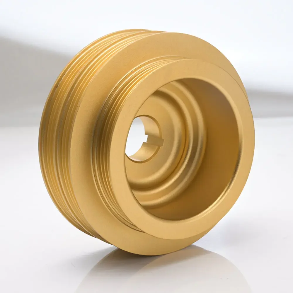 Tansky Crank Underdrive Engine Pulley Gold For Honda Civic 92-00 B16 Z0132 B16A B18C Light Weight EPPYB16