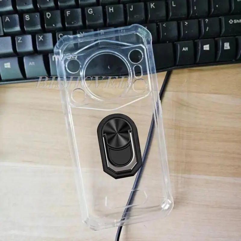 FOR Oukitel WP22 6.58" WP22 WP 22 Back Ring Holder Bracket Phone Case Smartphone TPU Soft Silicone Cover