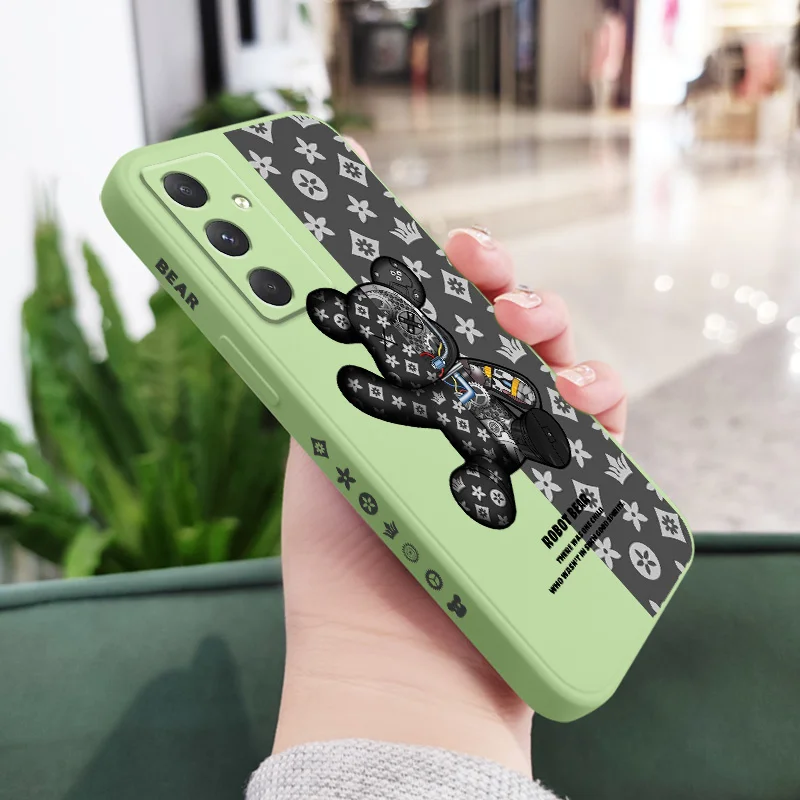 Adorable Bear Printed Phone Case - Cute Protective Cover