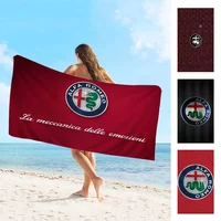 Alfa R-Romeo Logo Big Microfiber Beach Towels Quick Dry Towel Sand Beach Towels Pool Towel for Travel Swim Pool Yoga 1