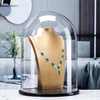 30*50cm Super Big Glass Dome Deocration Diameter=30cm Height=50cm Black Base Transparent Cover Wedding Souvenir Birthday Gift 1