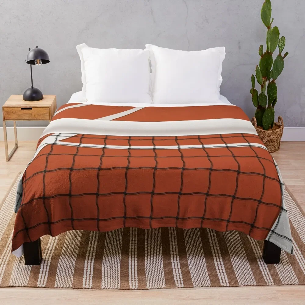 

Tennis Clay Court Game Set Match Player Family Tennis Throw Blanket Decorative Sofas halloween Designers manga Blankets