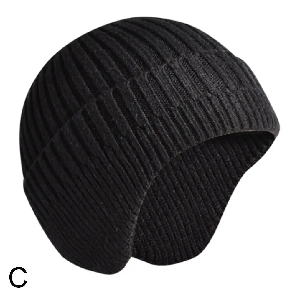 Nachahmung Kaninchen Samt Männer Frauen Unisex Winter Hut Gestrickte Woolen Beani Hut Ohrenschützer Gehörschutz Warme Thermische Radfahren Ski Cap – Detail 22