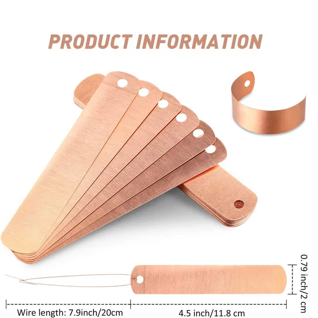 10Db Réz Növényi Címkék Hosszú Rézkerti Újrafelhasználható Növényfák Címkéi Kertészeti Növényekhez - Image 2