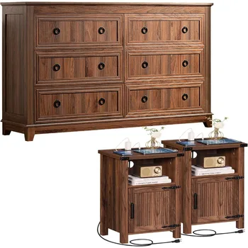 Dresser and Nightstand Set 1