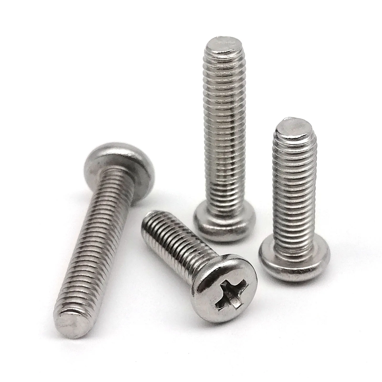 M2 M2.5 304 Stainless A2 Flanged Button Head Round Washer Head Phillips Screws 
