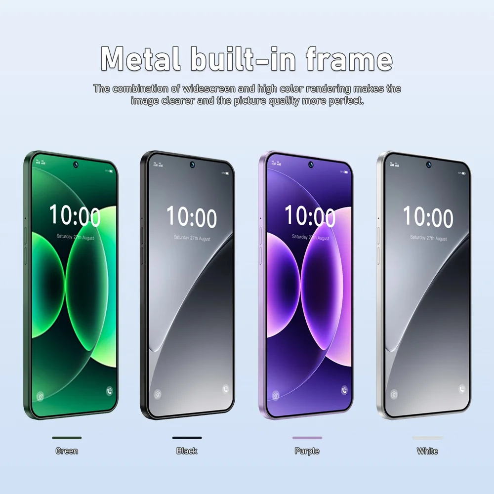 K-Touch Smartphone 5G For M18 Pro Max Smart Mobile Phones 7.3 Inch HD Full Display Cheap Cell Phone Android 22G+2TB Unlocked 7800mAh Battery 4G 5G Dual Sim Card 48MP+16MP Camera Face Recognition