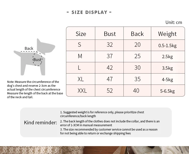 Title 1, Dog Winter Warm Vest Coat Jacket with D-ring fo...