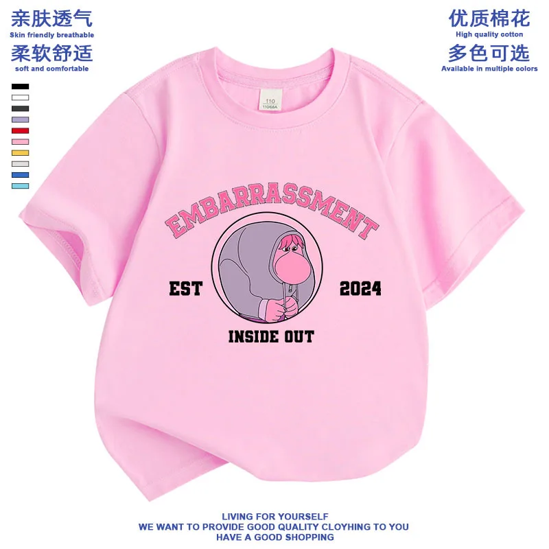 thumbnail image 1 of Camisetas de manga corta para niño y niña, ropa de dibujos animados, estilo coreano, ideal para regalo, verano, 2024, 1 of 4