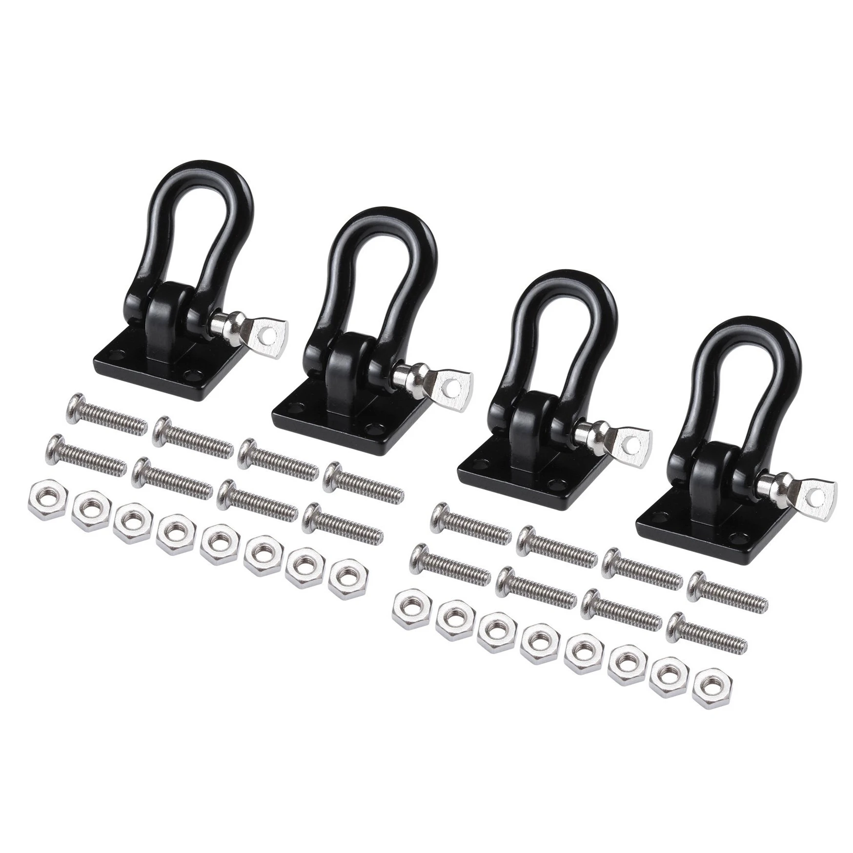 RC Mini Metal Trailer Hook & Chain Set - 1:10 Scale Tow Hook For RC Crawler Cars (Traxxas, Axial, SCX10, TRX-4) - View #12