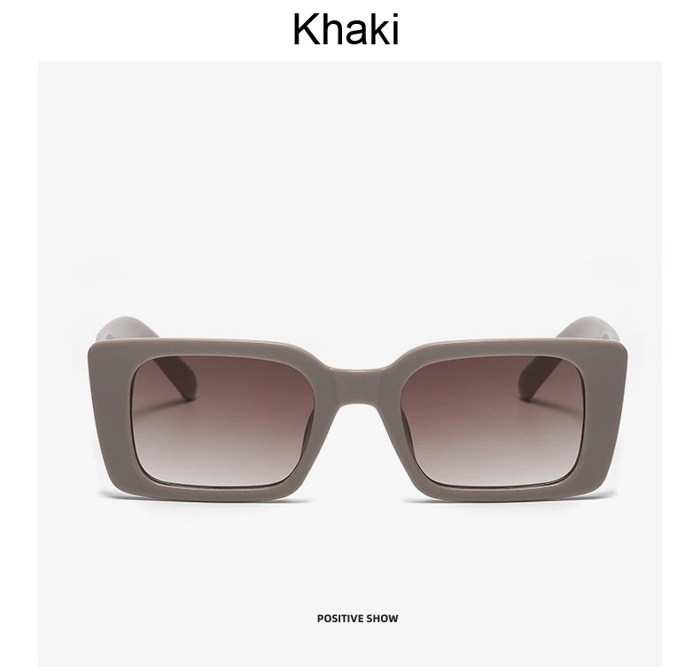 Vintage Square Sunglasses For Women Retro Gradient Designer Shades_voghion.com