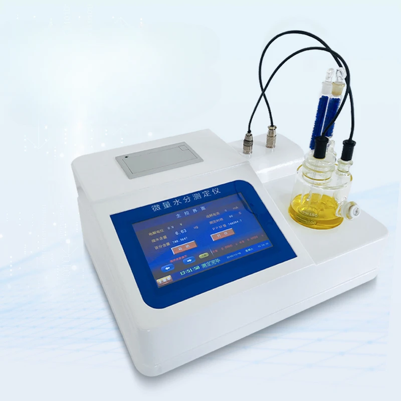 

Hugh trace moisture analyzer Coulometric diesel petroleum oil moisture content automatic detection instrument