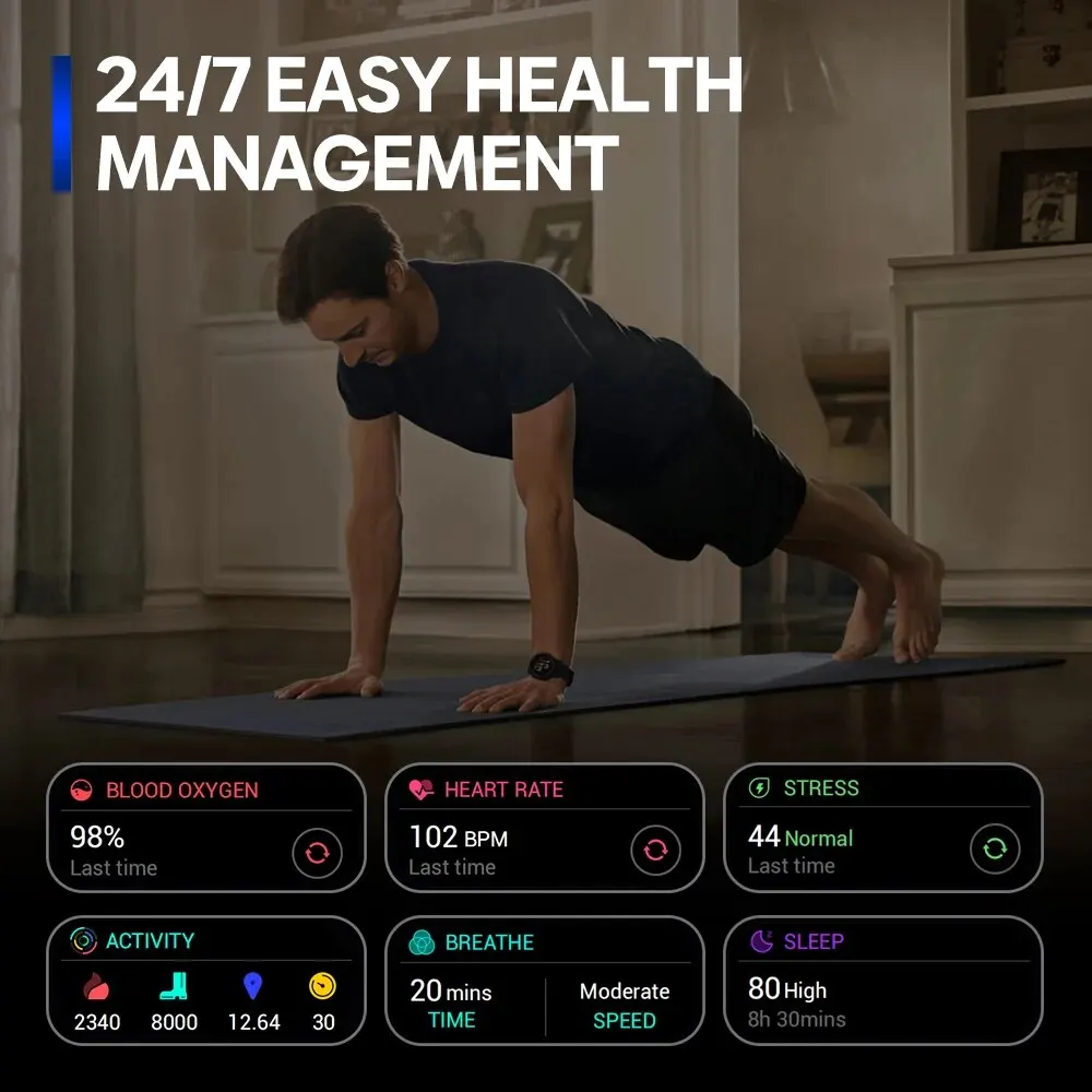 ο Zeblaze Stratos 3 PRO GPS Ʈ ð 1.43ġ HD AMOLED ÷  GPS  ȭ ȭ   Ʈġ