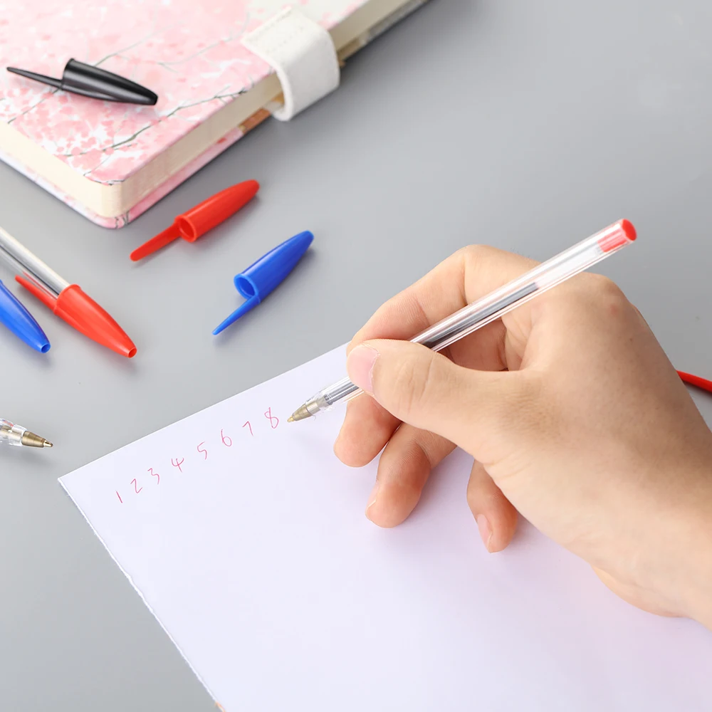 Multifunction Ballpoint Pen Multifunctional Pen Ballpoint Pen Ball Point Pen 5Pcs 1mm Ballpoint Pen Black/Red/Blue Longlasting Cute Portable Rainbow Office Supplies Kids School Stationery Writing Tool