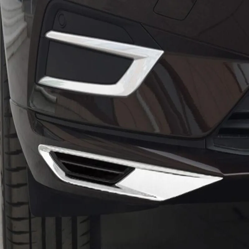 

Высококачественная хромированная 4 шт. накладка на переднюю противотуманную фару автомобиля + 2 шт. накладка на заднюю противотуманную фару для Volvo XC60 2018-2022