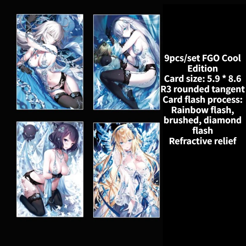 

9pcs/set Anime FGO game DIY peripheral sexy cool theme beauty Altria Pendragon boy hobby collection rare toy cards birthday gift