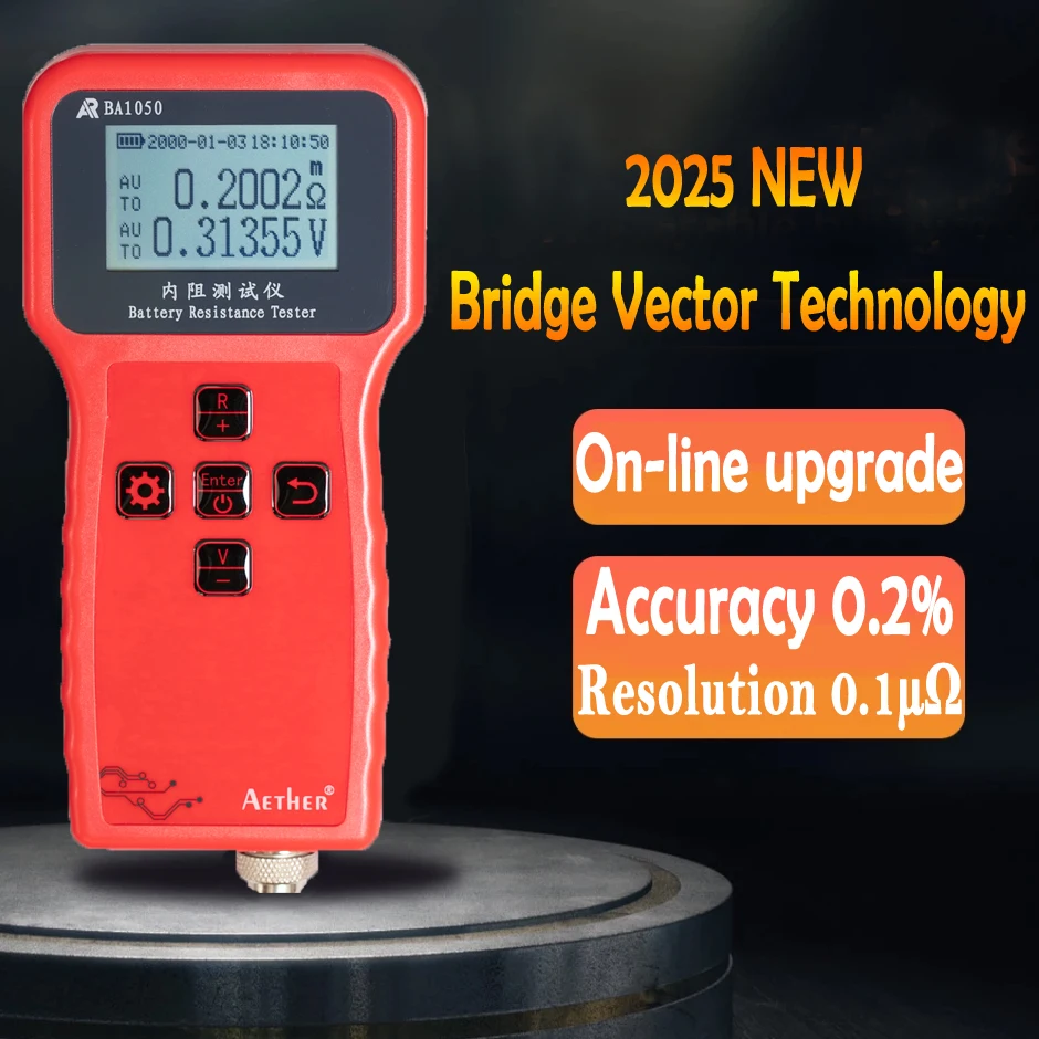 4-Wire vector High Precision Lithium Battery Internal Resistance Tester 100V Electric Vehicle Group 18650 better than YR1035+ For battery tester,lithium battery tester