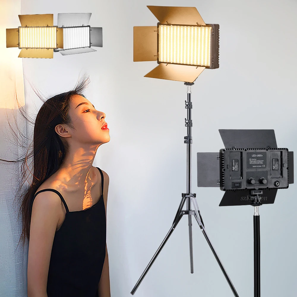 

Светодиодный Photo Studio 3200K-5600K лампа для заполнения видео, осветительная панель для фотосъемки со штативом для прямой трансляции Youtube Tiktok Volg