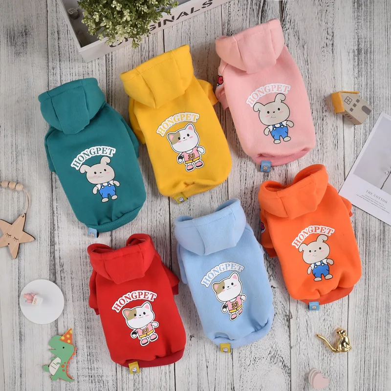 

York Dog Clothes Fashion Pet Coat Fleece Small Dogs Clothing Chihuahua Overcoat Poodle Maltese Cat Outwear Puppy Hoodies Garment