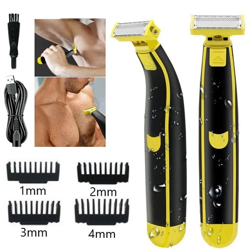 

Intimate Haircut Mens Shaver Razor Sensitive Areas Shaving Machine Men Hair Removal Epilator Trimmer for Bikini Body