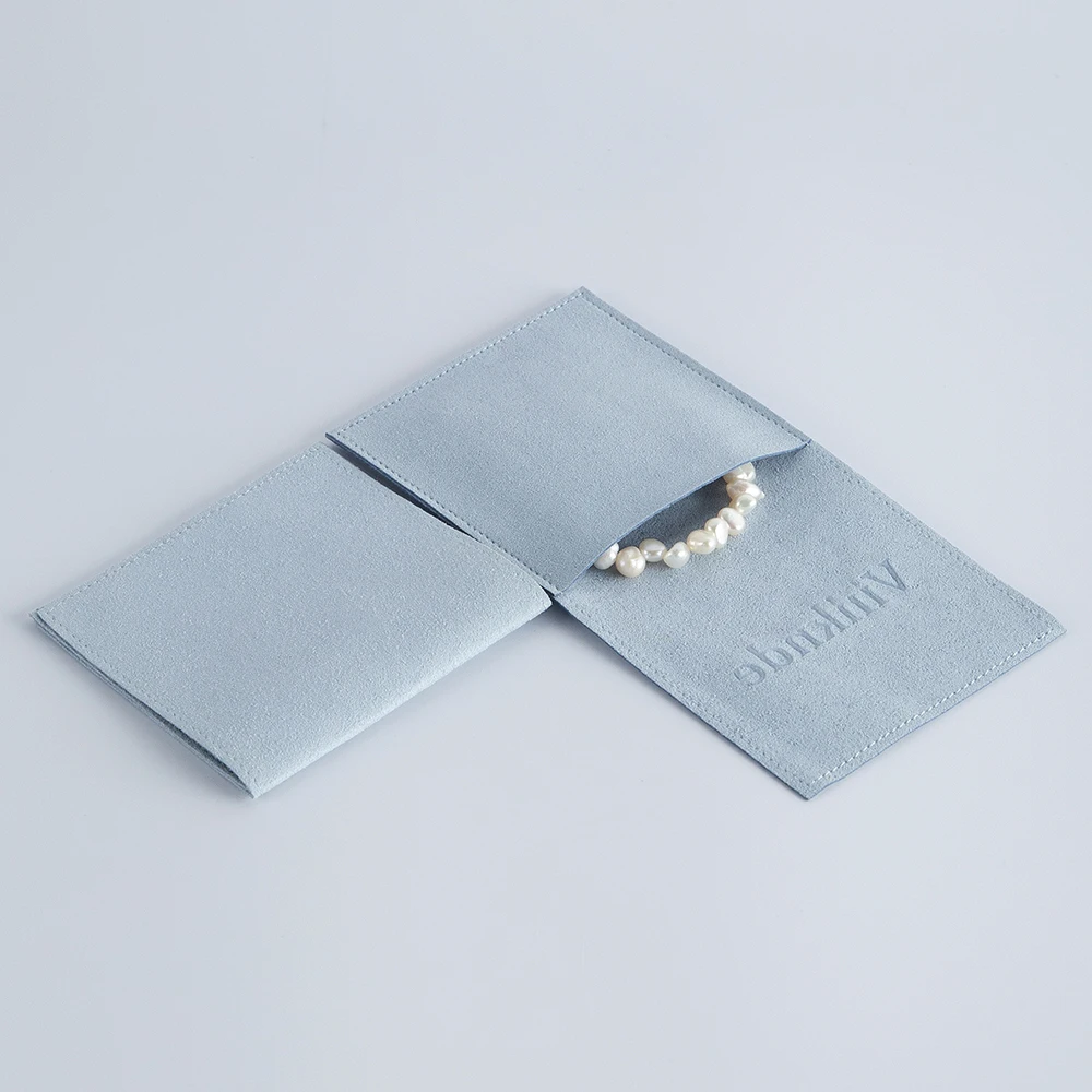 Jewelry Pouch Packaging Bag Microfiber Velvet Flip Dustproof Gift Bracelet Necklace Earrings RingsTarot Organizer Wedding Favors