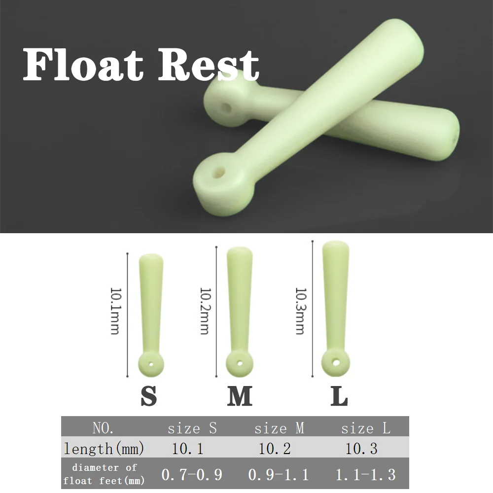 

400pcs/lot Float Rest Phirling Rolling Swivel Snap Pins Connector for Fishing Floater Fish Equipment Tool Goods Silica Accessory