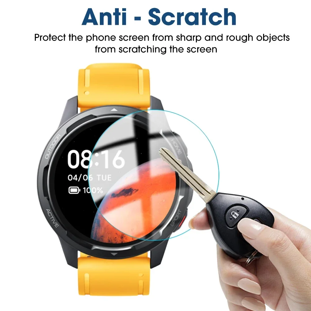 For Xiaomi S1/S1 Pro/S1 Active Smartwatch Tempered Glass Film Cover Screen Protector for Mi Watch S1 Pro Active Accessories