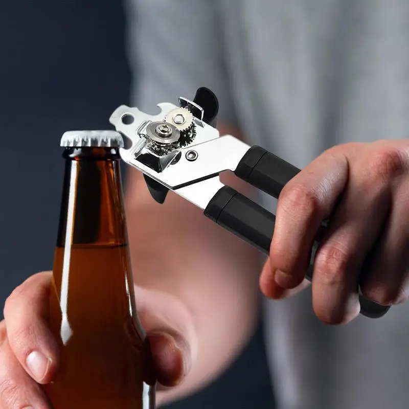 

Hand Can Opener Manual Handheld Bottle Opening Tool Multi Purpose For Beer Beverage Canned Opener Simple Kitchen Tool Gadgets