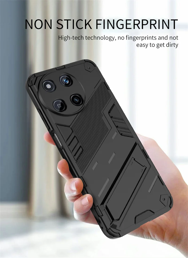 حافظة هاتف مدرعة مغناطيسية لهاتف Oppo ، Realme 11 ، 4G ، حامل مضاد للصدمات ، غطاء خلفي ، حامل مغناطيسي للسيارة ، Realme 11