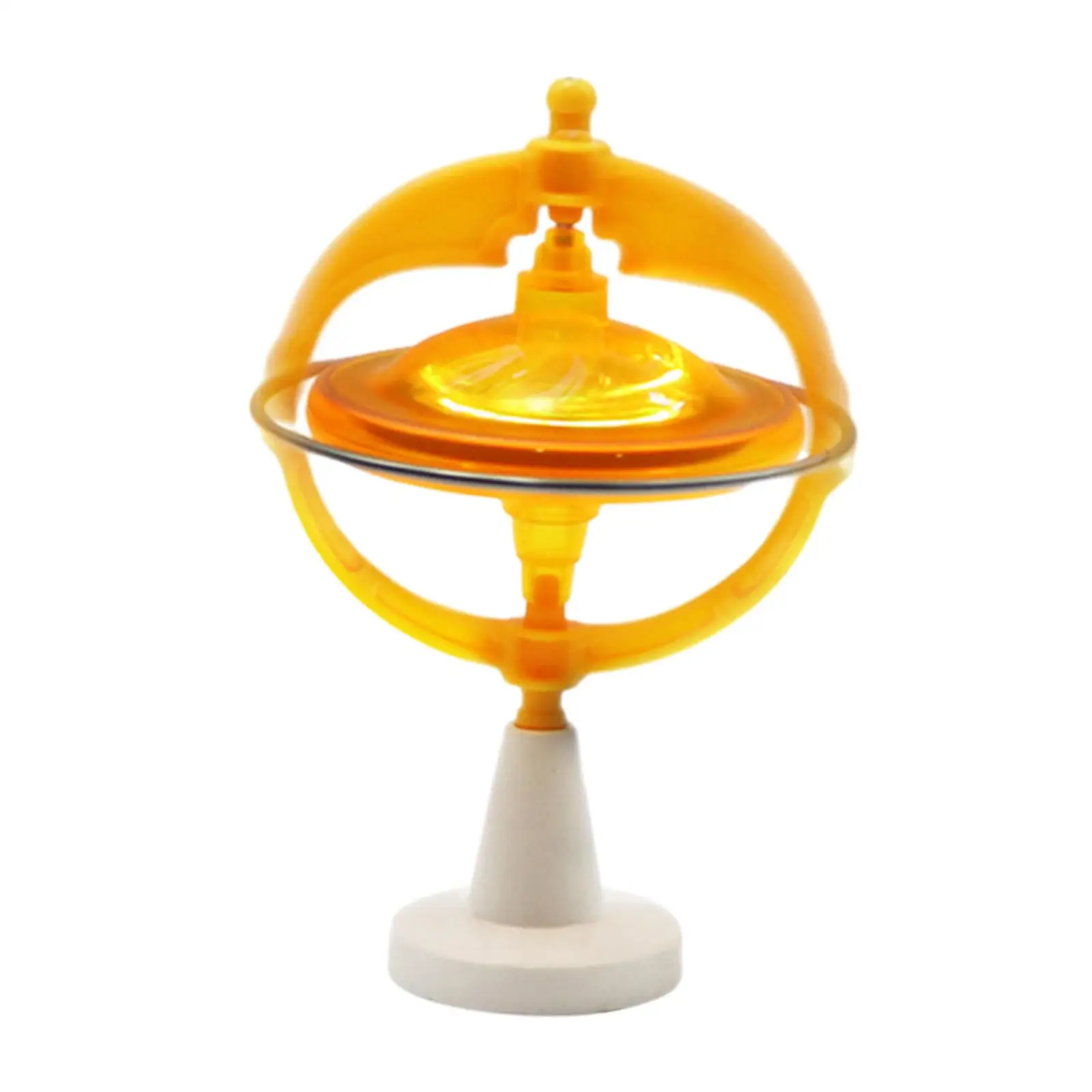Flashing Gyroscope with Pull String Colorful Decompression Educational Gift Gyro Toy for Children Toddlers Girls Boys Teens Kids