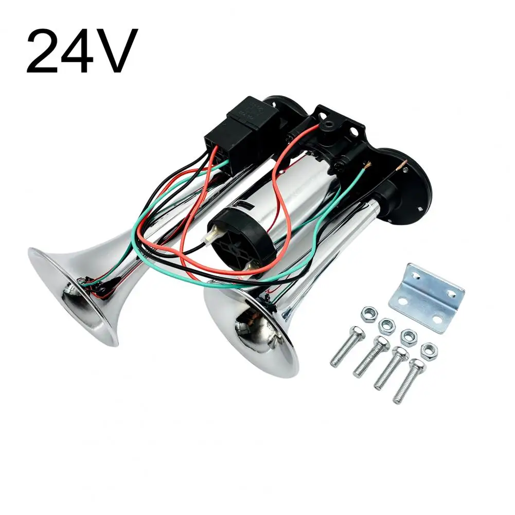 Bus Air Horn Potente Kit Clacson Per Camion Con Compressore D'Aria A Doppia Tromba Per Installazione Semplice Auto Universale Super Forte
