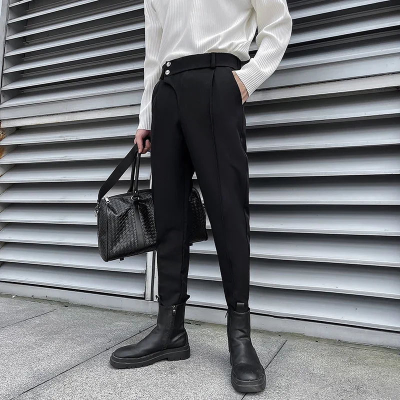 2024 Brand Clothing Harem Jogger Pants Men Cotton Sweatpants Trousers Men Casual Lightweight Spring Summer Men Casual Pants