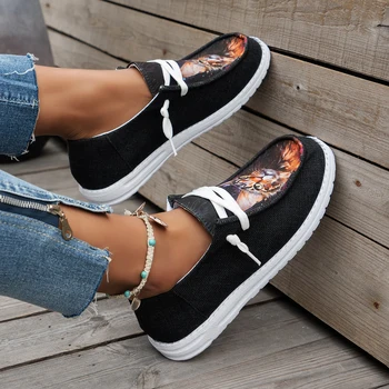 أزياء جديدة جولة اصبع القدم خفيفة الوزن كبيرة الحجم أحذية رياضية كاجوال ربيع الخريف مثير مريحة عدم الانزلاق أحذية المشي للنساء